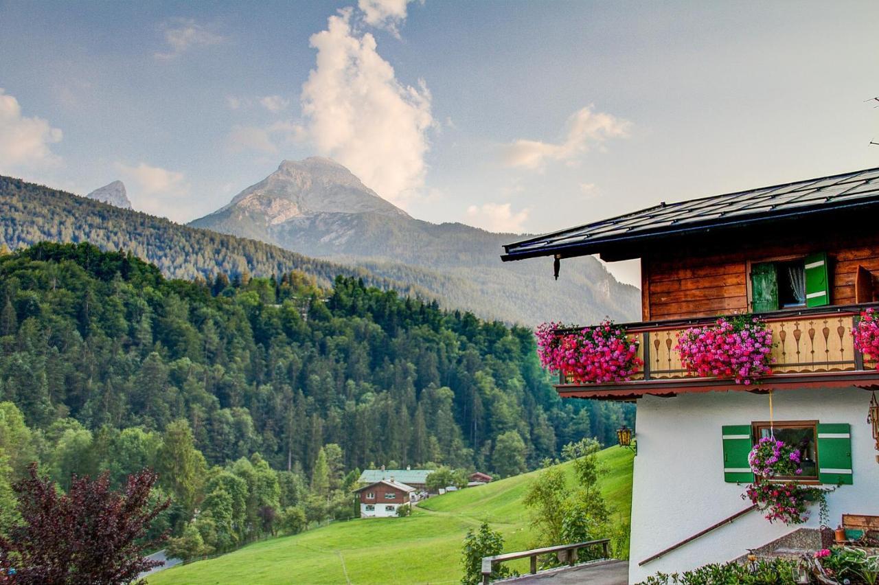 Ferienhaus Wiesenlehen Bischofswiesen Exteriör bild